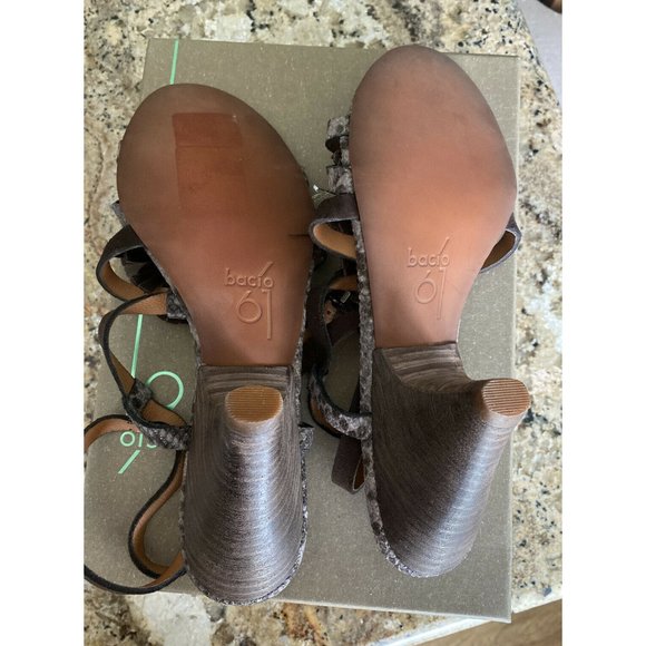 BACIO 61 TOMBOLO Women's Open Toe Leather Ankle - Picture 7 of 8